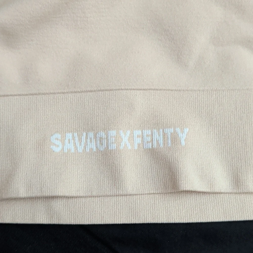 Savage X Fenty 3-Pack Seamless Bralettes - Nude, Off White, Black - Picture 2 of 4